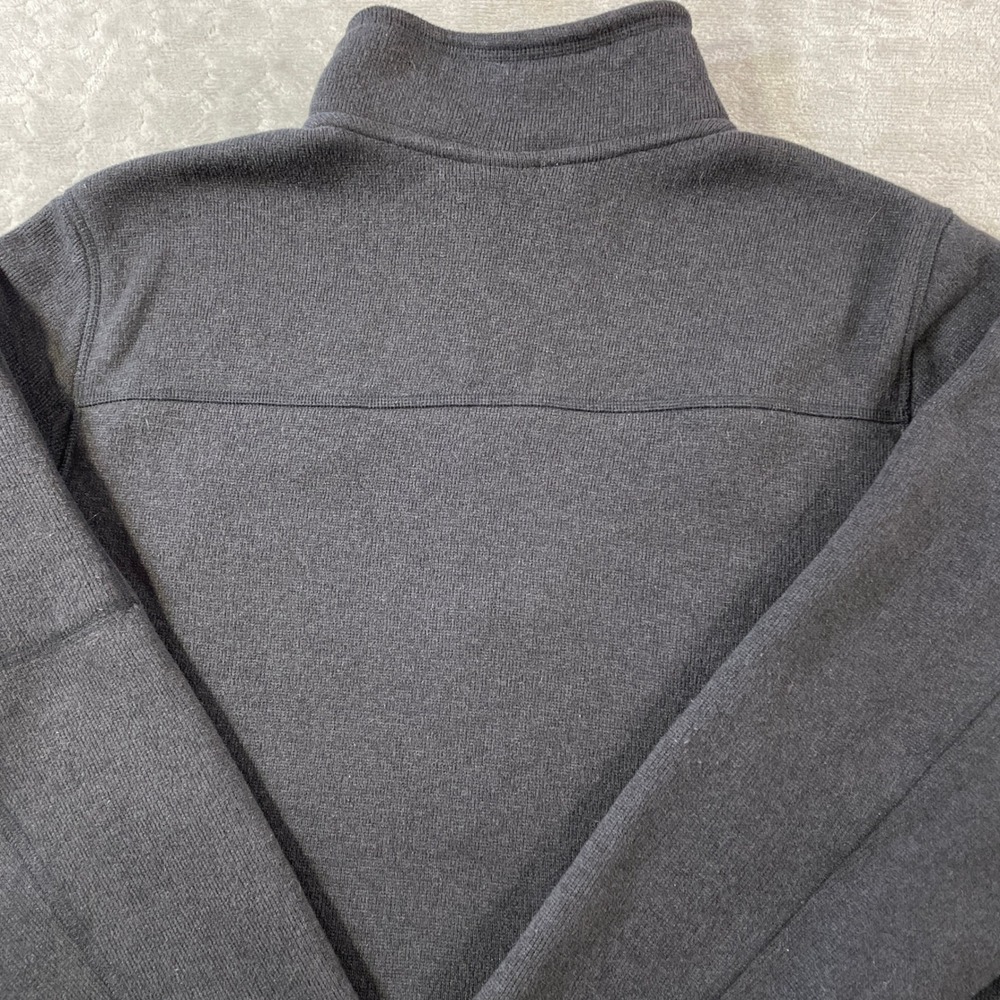 The North Face Gordon Lyons 1/4 Zip Fleece Sweater Mens XL Grey School Outdoor - Picture 7 of 11